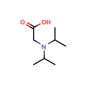 Chemical structure of N,N-Diisopropylglycine , CAS 44976-83-2, AChemBlock P38030