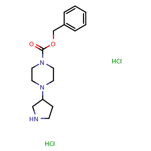 1-Cbz-4-(3-pyrrolidinyl)piperazine dihydrochloride