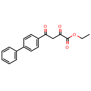 Ethyl a,g-dioxo-4-(biphenyl-4-yl)butanoate