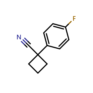 1-(4-Fluorophenyl)cyclobutanecarbonitrile