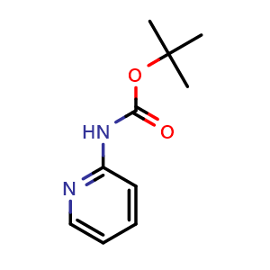 Chemical structure of N-Boc-2-pyridineamine , CAS 38427-94-0, AChemBlock P38397
