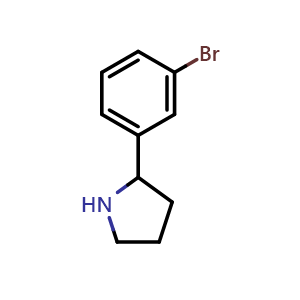 2-(3-Bromophenyl)pyrrolidine