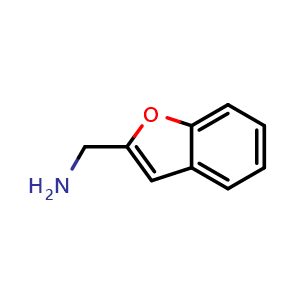 Chemical structure of 2-Benzofuranmethanamine , CAS 37798-05-3, AChemBlock P38438