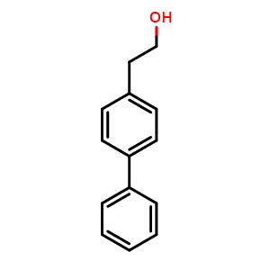 Chemical structure of 2-(Biphenyl-4-yl)ethanol , CAS 37729-18-3, AChemBlock P38445