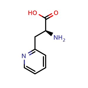 Chemical structure of 3-(2-Pyridyl)-L-alanine , CAS 37535-51-6, AChemBlock P38458