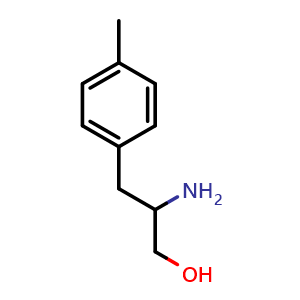 Chemical structure of b-Amino-4-methylbenzenepropanol , CAS 35373-66-1, AChemBlock P38590