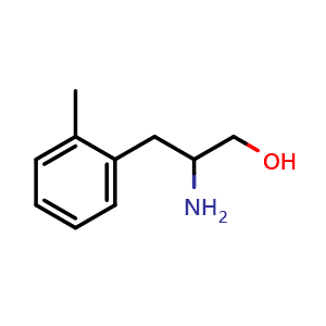 Chemical structure of b-Amino-2-methylbenzenepropanol , CAS 35373-64-9, AChemBlock P38592