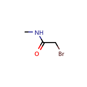 Chemical structure of 2-Bromo-N-methyl-acetamide , CAS 34680-81-4, AChemBlock P38653