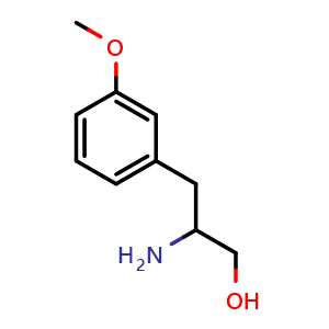 Chemical structure of b-Amino-3-methoxybenzenepropanol , CAS 344359-33-7, AChemBlock P38672