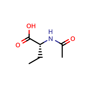 Chemical structure of N-Acetyl-(R)-2-aminobutyric acid , CAS 34271-27-7, AChemBlock P38688
