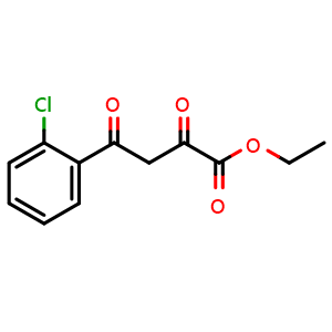 Chemical structure of Ethyl 2-chloro-a,g-dioxo-benzenebutanoate , CAS 338982-35-7, AChemBlock P38722