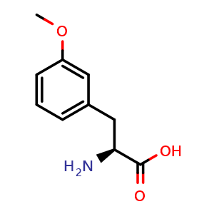 Chemical structure of 3-Methoxy-L-phenylalanine , CAS 33879-32-2, AChemBlock P38724