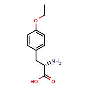 Chemical structure of O-Ethyl-L-tyrosine , CAS 32795-52-1, AChemBlock P38799