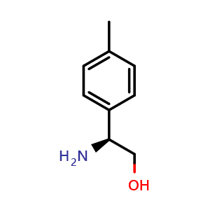 Chemical structure of (S)-b-Amino-4-methyl-benzeneethanol , CAS 327183-90-4, AChemBlock P38803
