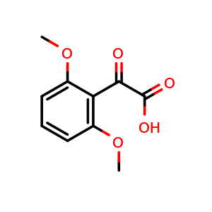 Chemical structure of 2,6-Dimethoxybenzoylformic acid , CAS 31709-82-7, AChemBlock P38873