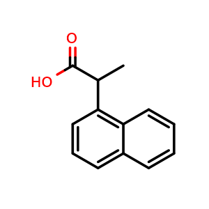 Chemical structure of a-Methyl-1-naphthaleneacetic acid , CAS 3117-51-9, AChemBlock P38898