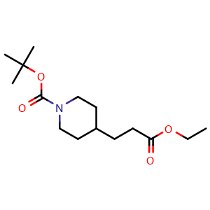 1-Boc-4-piperidinepropanoic acid ethyl ester