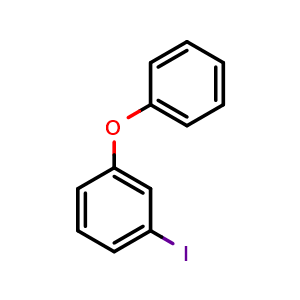 Chemical structure of 1-Iodo-3-phenoxybenzene , CAS 2974-95-0, AChemBlock P38992