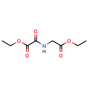 Chemical structure of N-(2-Ethoxy-2-oxoacetyl)glycine ethyl ester , CAS 29655-79-6, AChemBlock P39003