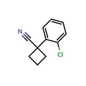 1-(2-Chlorophenyl)cyclobutanecarbonitrile
