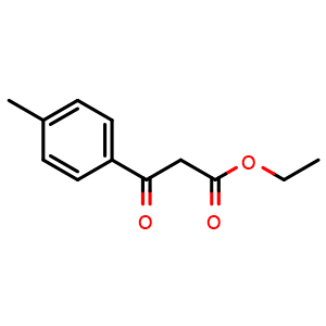 Chemical structure of Ethyl (4-methylbenzoyl)acetate , CAS 27835-00-3, AChemBlock P39111