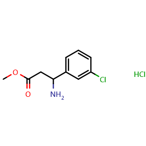Methyl b-amino-3-chloro-benzenepropanoate hydrochloride