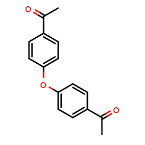 Chemical structure of Bis(4-acetylphenyl) ether , CAS 2615-11-4, AChemBlock P39267