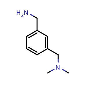 Chemical structure of 3-(Dimethylaminomethyl)benzylamine , CAS 246258-97-9, AChemBlock P39401