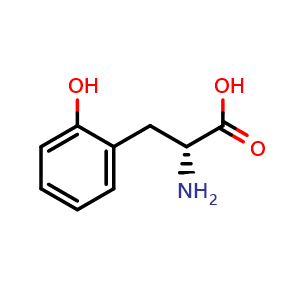 Chemical structure of 2-Hydroxy-D-phenylalanine , CAS 24008-77-3, AChemBlock P39452