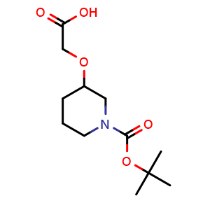 1-Boc-3-(carboxymethoxy)piperidine