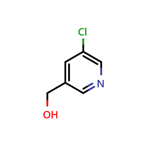 Chemical structure of (5-Chloro-3-pyridinyl)methanol , CAS 22620-34-4, AChemBlock P39543