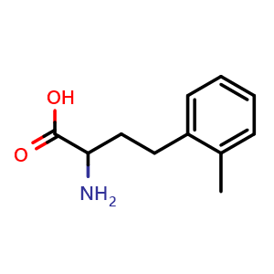 Chemical structure of 2-Methyl-DL-homophenylalanine , CAS 225233-69-2, AChemBlock P39555