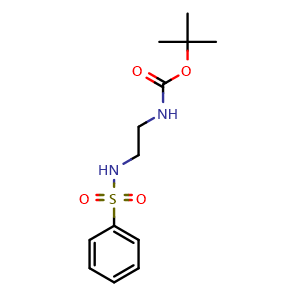 Chemical structure of N1-Boc-N2-(phenylsulfonyl)-1,2-ethandiamine , CAS 222639-98-7, AChemBlock P39588