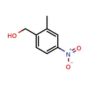 Chemical structure of 2-Methyl-4-nitrobenzyl alcohol , CAS 22162-15-8, AChemBlock P39598