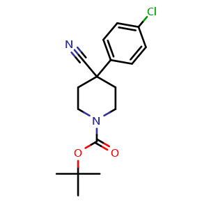 1-Boc-4-cyano-4-(4-chlorophenyl)-piperidine