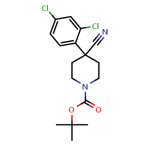 1-Boc-4-cyano-4-(2,4-dichlorophenyl)-piperidine