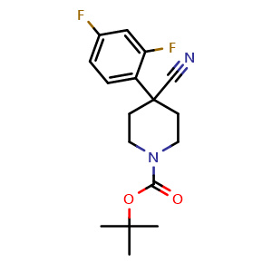 1-Boc-4-cyano-4-(2,4-difluorophenyl)-piperidine