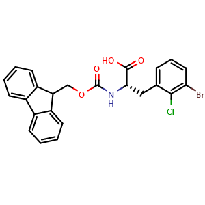 3-Bromo-2-chloro-N-Fmoc-L-phenylalanine