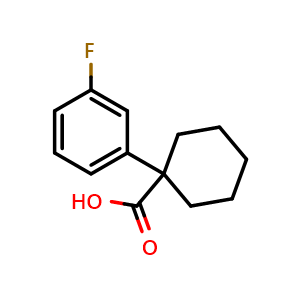 1-(3-Fluorophenyl)cyclohexanecarboxylic acid