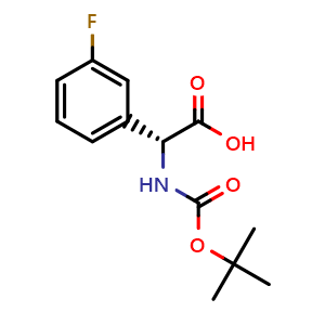 Boc-(R)-2-amino-2-(3-fluorophenyl)acetic acid