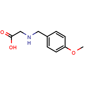 Chemical structure of N-(4-Methoxybenzyl)glycine , CAS 20839-78-5, AChemBlock P39864