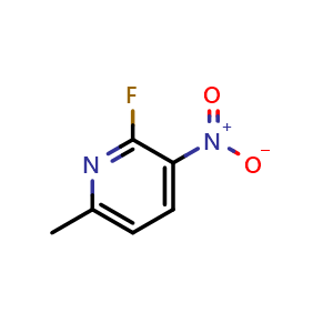 Chemical structure of 2-Fluoro-3-nitro-6-picoline , CAS 19346-45-3, AChemBlock P40144