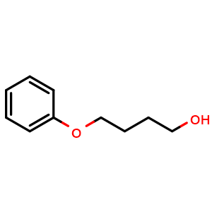 Chemical structure of 4-Phenoxy-1-butanol , CAS 1927-71-5, AChemBlock P40161