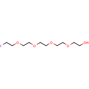 Chemical structure of I-PEG5-OH , CAS 1883516-31-1, AChemBlock P40237