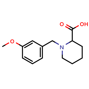1-(3-Methoxybenzyl)-2-carboxypiperidine