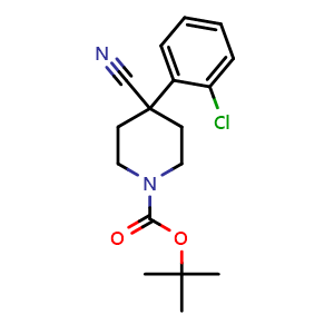 1-Boc-4-cyano-4-(2-chlorophenyl)-piperidine