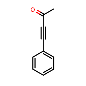 Chemical structure of 4-Phenyl-3-butyn-2-one , CAS 1817-57-8, AChemBlock P40366