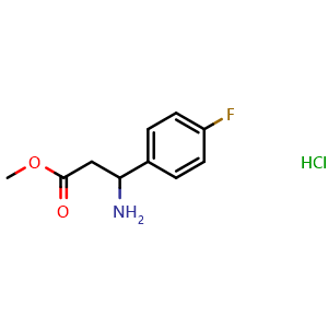 Methyl 3-amino-3-(4-fluorophenyl)propanoate hydrochloride