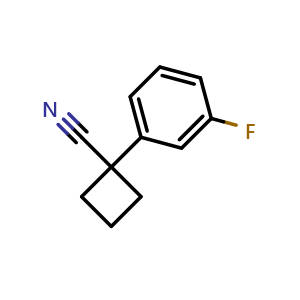 1-(3-Fluorophenyl)cyclobutanecarbonitrile