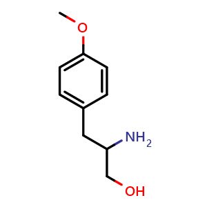 Chemical structure of b-Amino-4-methoxybenzenepropanol , CAS 176035-15-7, AChemBlock P40488
